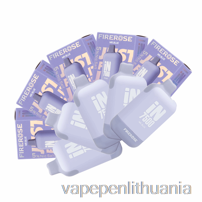 [5 Pakuotės] Firerose 7500 Vienkartinio Vape Skysčio